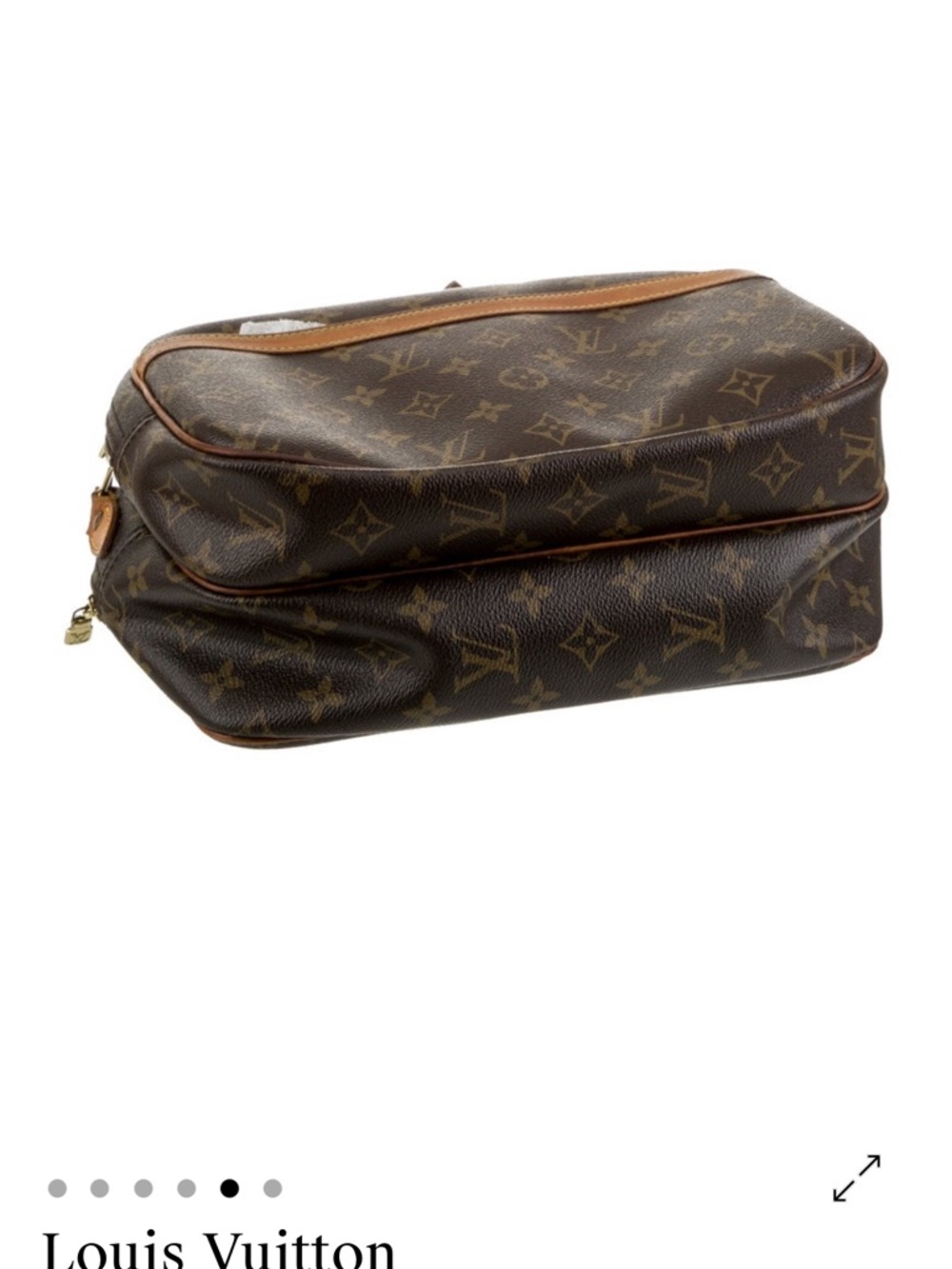 Louis Vuitton Monogram Canvas Crossbody Bag in Brown reporter monogram PM vintag - Picture 3 of 8